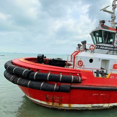 Hochenergie-Absorptions-Dock-Gummipuffer Tug Cylindrical Boat Fenders