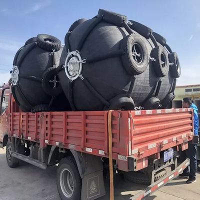 3.3*6.5M Pneumatic Rubber Fender zugelassenes Sicherheitsventil ISO 17357-1:2014 für Überziehschutzanlage