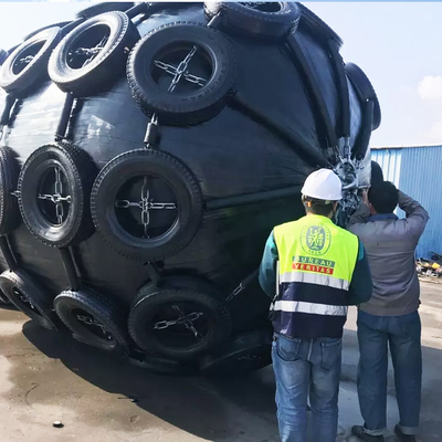 26 überlagert 2.5M Yokohama Rubber Fender 50kPa Schwimmdock-Fender