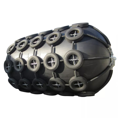 4.5*9.0M Pneumatic Rubber Fender Überziehschutzanlagen-Dock brachte Fender 80kPa ISO17357-1 an: 2014