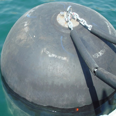 Standard 4.5*12.0M Floating Pneumatic Rubber Fender PIANC ISO17357