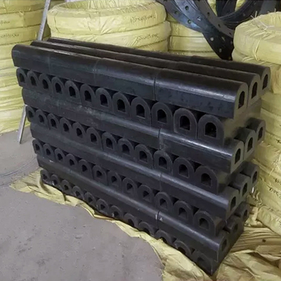 Art schwarze Gummiboots-Dock-Stoßdämpfer 300h D tragen widerstehende Marine Port Fenders