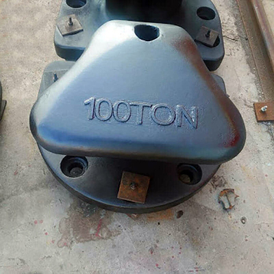 Dauerhaftes T-Stück Hauptdoppelpoller Marine Cast Iron Qt 450 Boots-Schiffs-Teile