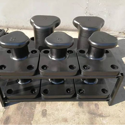Dauerhaftes T-Stück Hauptdoppelpoller Marine Cast Iron Qt 450 Boots-Schiffs-Teile