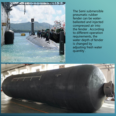 Halb Unterwasserunterwasserfender pneumatische versenkbare Marine Rubber
