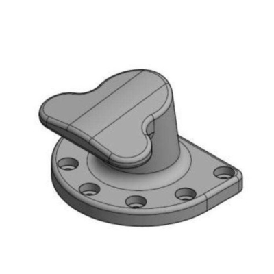 Dock Pier Quay Tee Head Bollard, der Marine Cast Iron Qt 450 festmacht