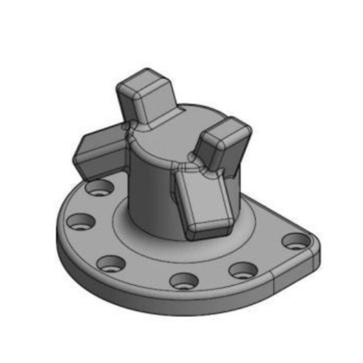 Dock Pier Quay Tee Head Bollard, der Marine Cast Iron Qt 450 festmacht