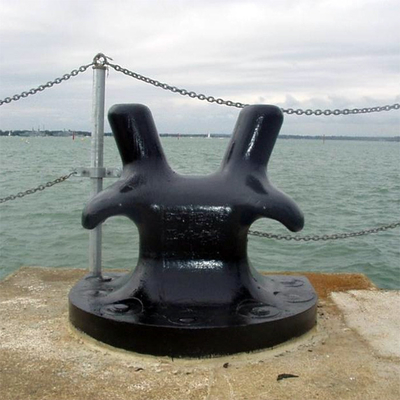 Marine Cast Iron Mooring Bollards-Horn Staghorn