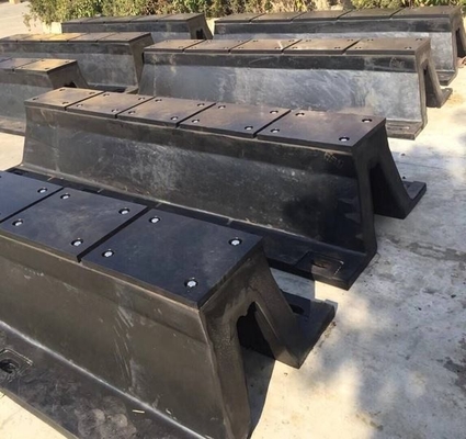 Leichte Naturkautschuk-schwarze Farbe des Bogen-Fender-langlebigen Gutes für Marine Vessels