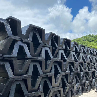 Leichte Naturkautschuk-schwarze Farbe des Bogen-Fender-langlebigen Gutes für Marine Vessels