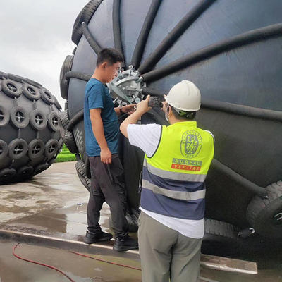 50kPa pneumatischer Gummipuffer ISO17357-1: 2014 Spezifikationen BV-Zertifikat
