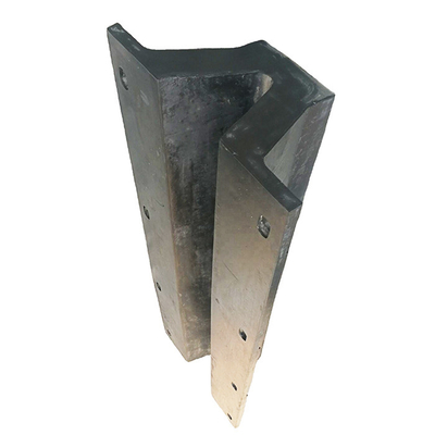 Verformte Kautschuk Marine Dock Fenders Schwarze Farbe Hohe Biegbarkeit