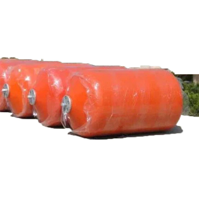 2x4m Schwimmschaum-Fender mit Kettennetz 70kg/m3 Dichte 19mm Polyurethiefe
