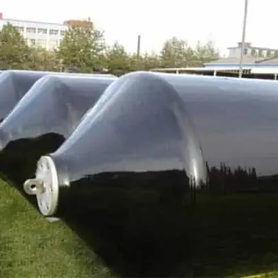 2x4m Schwimmschaum-Fender mit Kettennetz 70kg/m3 Dichte 19mm Polyurethiefe