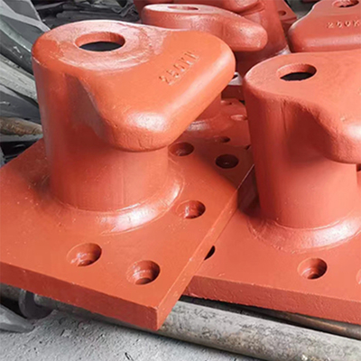 Maßgeschneiderte Stahlmooring-Bollarden für das Anlegen Standarddesign Silberveredelung