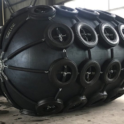 Flexibilität Zylindrischer Pneumatischer Marine-Fender / Airbag Gummi-Fender mit Zugfestigkeit und geringer Abrasionsfähigkeit