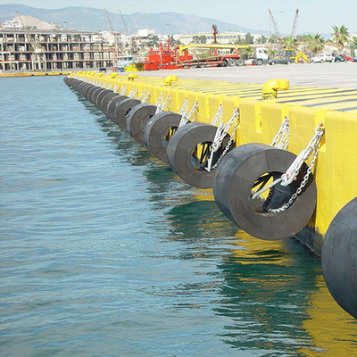 Marine Dock Zylindrische Gummi-Fendern Stoßfänger PIANC2002