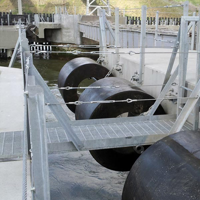 Kautschukzylindrische Schiffsschutzscheiben für Schiffsbootsdock
