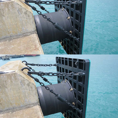 China Professionelle Superzellenboot Gummi Fender Marine für das Anlegen