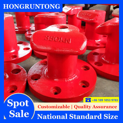 Berthing Bollards Saltwater Corrosion Resistant UV Protected Coating High Tensile Strength