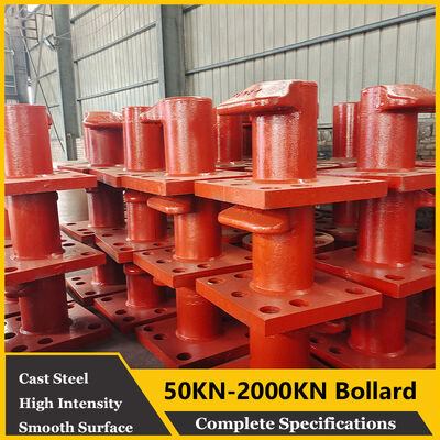 Berthing Bollards Saltwater Corrosion Resistant UV Protected Coating High Tensile Strength