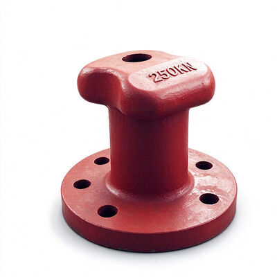 Customizable Design Galvanizing Spraying Mooring Bollards with Stable Performance for Marine Mooring Posts